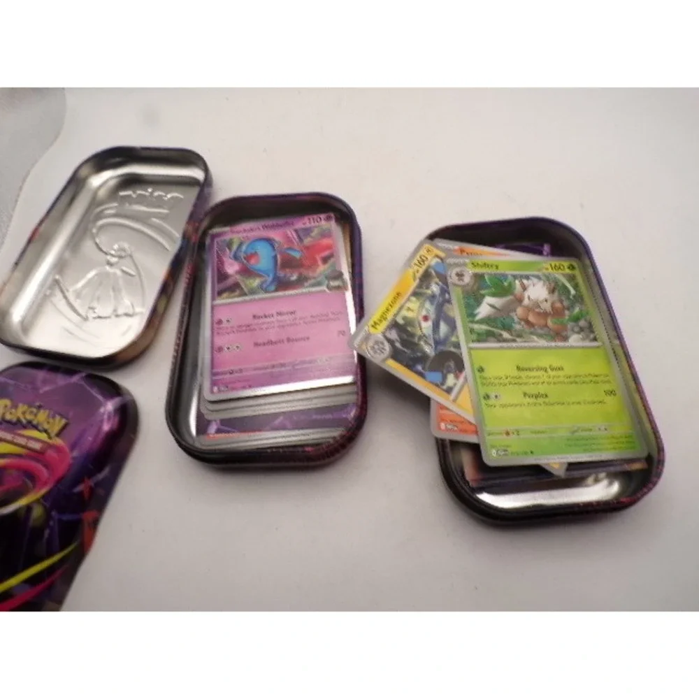 Pokemon TCG Gardevoir Mini Tin Shining Fates Set of 2 with Assorted Cards Purple
